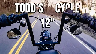 Todd's Cycle Strip Bars - Initial Thoughts and POV Ride (on a Sportster)