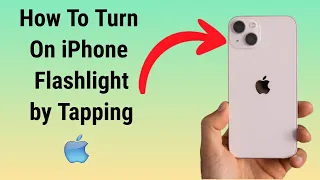 How to turn on iPhone flashlight by tapping