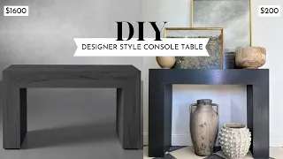 EASY DIY TUTORIAL: Console Entryway Table Build Start to Finish