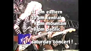 MTV Saturday Concert Promo (1983)