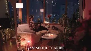a week of waking up at 4am 🌙  cosy and productive ways to enjoy the early mornings alone in Seoul