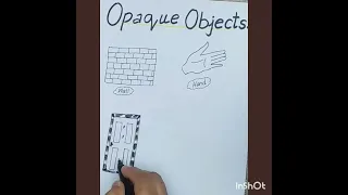 Draw opaque objects step by step tutorial/Easy Drawing opaque objects/Haa-Meem 4science