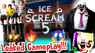 ICE SCREAM 5 LEAKED GAMEPLAY IS HERE!!!!😱🤩😍🔥(Fanmade)| ICE SCREAM 5 GAME | ICE SCREAM 5 | KEPLERIANS