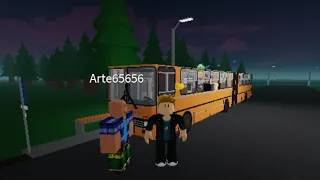 Душевная поездка на новом автобусе Ikarus 280 с друзьями в Moscowsk Urbanmove в Roblox