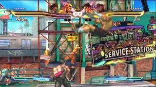 Street Fighter X Tekken - Herman (1P) Vs SaskueUzumaki (2P) - Match 5 (HD)