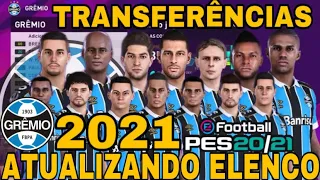 Grêmio - Transferências 2021 como atualizar elenco do Imortal no PES - Pro Evolution Soccer