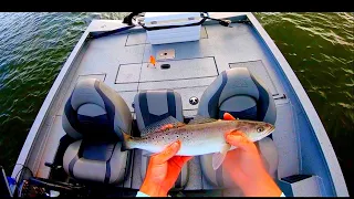 Catching Speckled Trout in Grand Isle, Louisiana