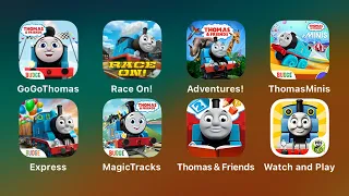 Thomas & Friends Gogo Thomas,Race On,Adventures,Thomas Minis,Express Delivery,Magic Tracks,Read&Play