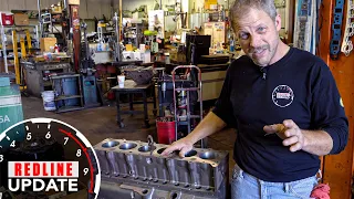 Grimy Chevy Stovebolt 6 engine project heads to the machine shop | Redline Update #26