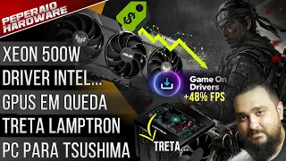 Resumão – RX 7700XT caiu / PC para Ghost Tsushima / BIOS para ZEN 5 / PS5 Pro = RX 7700 / Intel +48%