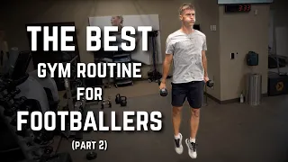 The BEST Soccer/Football Specific Gym Routine (Part 2)