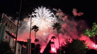 Fireworks for Disney's Hollywood Studios 25th anniversary at Walt Disney World