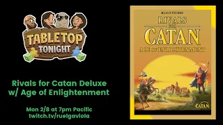 Rivals for Catan Deluxe with Age of Enlightenment Expansion Live Play Through Part 2