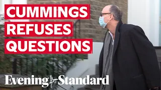 Dominic Cummings refuses to answer questions on Downing Street turmoil and Cain resignation