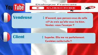 Dialogue En Français Nº:369 Vendeuse & Client (Français et Anglais)