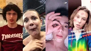 Stranger Things Cast Instagram Stories / August 2018