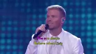 Brian sing Nick´s part, BSB - I Want It That Way Live Program