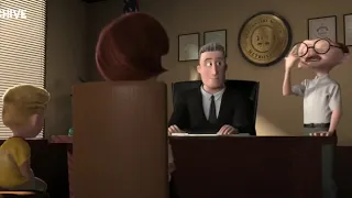 The Incredibles Principal's Office Scene