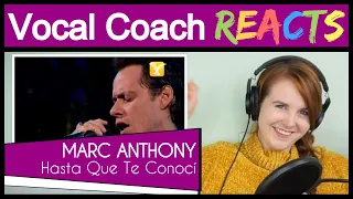 Vocal Coach reacts to Marc Anthony, Hasta Que Te Conocí, Festival de Viña 2009