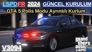 🔥GTA 5 POLİS MODU KURULUMU🔥 [GÜNCEL LSDFR] (2024) (V3094)