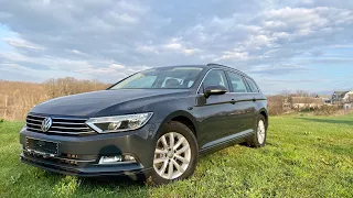 Свіжопригнаний Passat B8 2.0TDI. 150к.с. в класному кольорі uranograu  (Огляд пасат Б8)