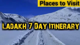 Tourist Places to Visit in Leh Ladakh Itinerary 2023. Ladakh Sightseeing Trip for 7 Days (Week).