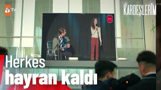 Asiye and Doruk enchanted everyone with the duet "You know"! - Kardeşlerim Episode 7