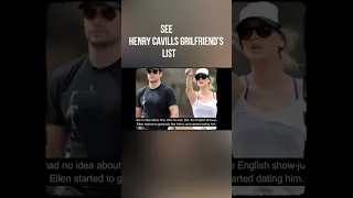 Henry Cavill Girlfriends list #shorts