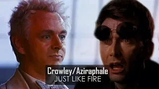 [Good Omens] Crowley/Aziraphale - just like fire