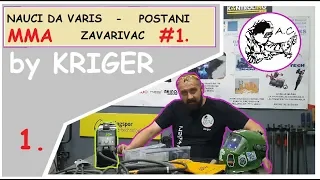 ELEKTRO LUCNO ZAVARIVANJE ZA POCETNIKE (epizoda #1) by KRIGER