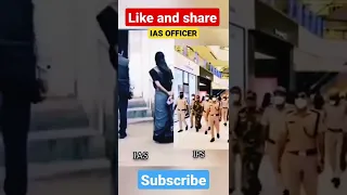 IAS Officer vs IPS Officer royal entry IAS🌟 Or IPS🔥 upsc motivation video💥🇮🇳ias entry status 🚨🚨