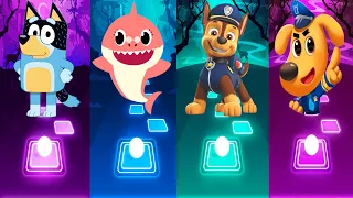 Bluey Bingo 🆚 Baby Shark 🆚 Paw Patrol 🆚 Sheriff Labrador. 🎶 Who Will Win ? 🎯🎯