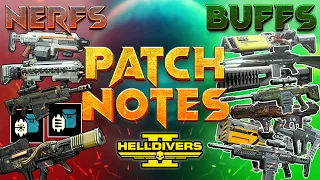 "Helldivers 2: Comprehensive Patch Breakdown – Tactical Upgrades & Changes | Detailed Review"