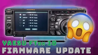 Yaesu FTdx10 #05 📺 Firmware Update 2021-04