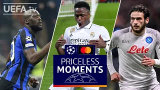 VINÍCIUS, NAPOLI, INTER | #UCL PRICELESS MOMENTS: Round of 16 First leg