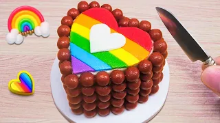 Chocolate Rainbow KITKAT Cake Decorating 🌈 1000+ Satisfying Rainbow Chocolate Cake Recipes