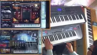 Heart of Courage cover on Tyros5 - Novation Impulse