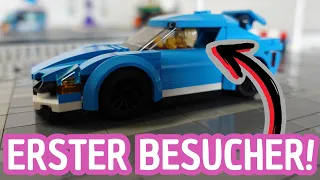 Erstes AUTO + BESUCHER für LEGO Freizeitpark!