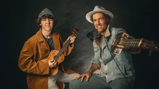 Father & Son JAMMING on Cigar Box Guitar, Ukulele & Harmonica