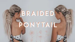 Braided Ponytail Tutorial with Hair Clips | Kirsten Zellers