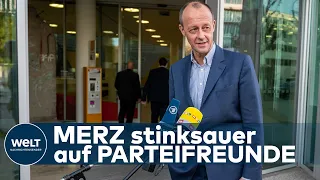 KABALE IN DER CDU: Friedrich Merz sieht sich im Konflikt mit mächtigen Partei-Seilschaften