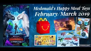 How to Train Your Dragon 3: The Hidden World Happy Meal Collectibles in February 2019 Predictions!