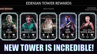 MK Mobile. Edenian Tower Battle 200 Reward. FATAL Edenian Tower is AMAZING!