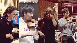 Eddy plays Prokofiev - 2019 vs 2022 (w. Hilary Hahn's reaction)