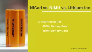 NiCad vs. NiMH vs. Lithium-ion – Which Battery Type is Best