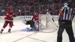 Kari Lehtonen amazing save vs Red Wings 01/29/13