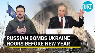 Russian bombing quakes Kyiv on New Year eve; 10 explosions rattle Ukraine capital | Watch