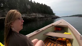 Five Islands skiff tour,2 bald eagles.