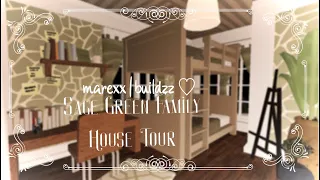 Bloxburg | Soft Sage Green Cute Family Home (Full Tour) | marexx |