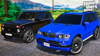 ШКОЛЬНИК УГНАЛ BMW X5 E53! НАКАЗАЛ МАЛОГО БАНДИТА! - РЕАЛЬНЫЕ ПАЦАНЫ В GTA 5